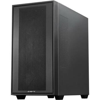 Chieftec Kaste GS-03B-BLK-OP-NIGHT HUNTER, Midi Tower, 3x140mm priekšējie ventilatori, 1x140mm aizmugurē (GS-03B-BLK-OP-NIGHT HUNTER)