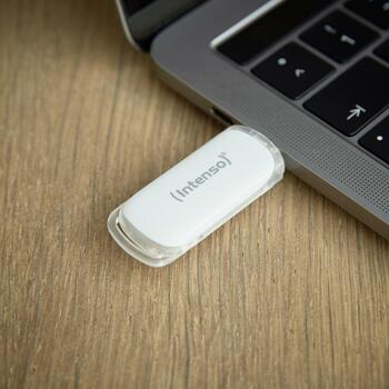 Intenso USB флеш-накопитель 3538480 32 ГБ, USB-C, 3.2 Gen 1, скорость чтения 70 МБ/с, белый, пластик (3538480)