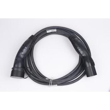 Evaka EV зарядный кабель 2-2, 22 кВт, 32 А, 5 x 6 mm2, 1 x 0.5 mm2, 5 м, ITGAM3871, черный (ITGAM3871)