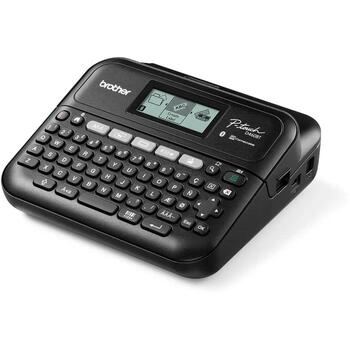 Brother Принтер для этикеток PT-D460BTVP PTD460BTVPZW1, 3.5-18mm, 30mm/s, Bluetooth 5.0, 70 этикеток, 5 строк печати (PTD460BTVPZW1)