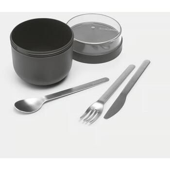 Brabantia Make & Take контейнер для завтрака 204180, 0,5л, пластик, герметичный, для микроволновки и морозилки, без BPA (204180)