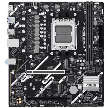 Asus PRIME B840M-K mātesplate 90MB1PK0-M0EAY0, 221mm, 244mm, 2xSATA, 2xM.2, 2xUSB 2.0, 4xUSB 3.2, 7.1 kanāli (90MB1PK0-M0EAY0)