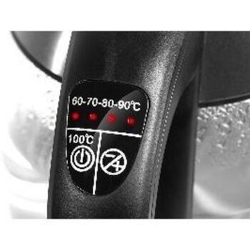 Lafe Электрический чайник CEG005 LAFCZA45187, 2200 Вт, 1.8 л, стекло, 5 уровней температуры, автоматическое отключение (LAFCZA45187)