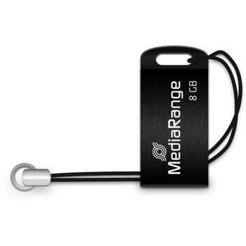 Mediarange USB флеш-накопитель MR920, 8 ГБ, USB 2.0, Скорость чтения 15 МБ/с, Скорость записи 4 МБ/с, Черный цвет (MR920)