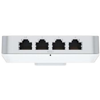 Ubiquiti bezvadu piekļuves punkts U6-IW, 802.11ax, 2.4 GHz/5 GHz, 10/100/1000 Mbit/s, 1 RJ-45 ports, MU-MIMO, PoE in (U6-IW)
