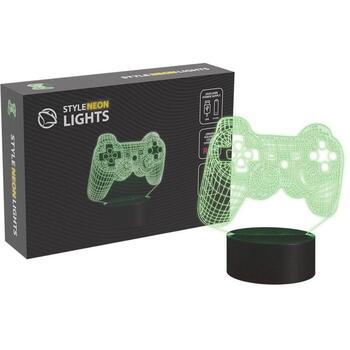 Manta SNL57RGB LED dekoratīvā lampa, 5W, 5V, USB, 3xAA, 16 krāsas, tālvadība, 2m vads (SNL57RGB)