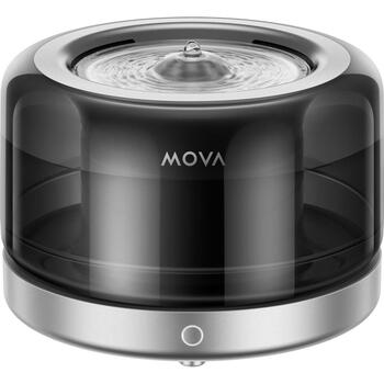 Mova mājdzīvnieku dzeramā strūklaka WF20 Pro PWB10A, 3 L, 304 nerūsējošais tērauds, melna, daudzslāņu filtrācija, bezvadu sūknis (PWB10A)