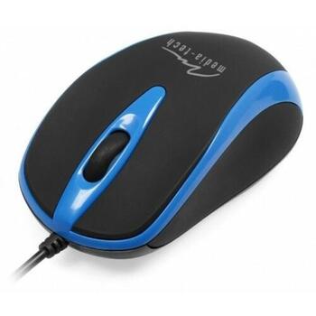 Media-Tech Vadu datora pele PLANO MT1091B, 800dpi, 3 pogas, USB, optiskais sensors, ergonomisks dizains (MT1091B)