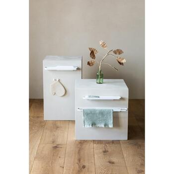 Brabantia MindSet крючок для полотенец 303425, 2 шт., алюминий, 30г, 2кг, скрытые крепления, для влажных помещений (303425)