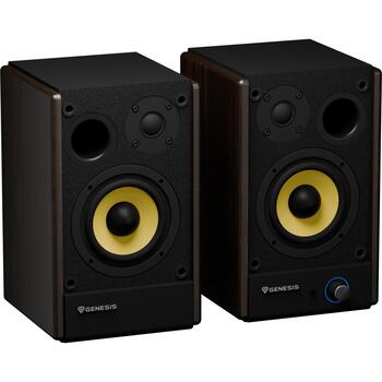 Genesis колонки Arsen 402BT NGS-2416, 60 Вт, 60 - 20000 Гц, 2.0 канала, Bluetooth 5.3, RCA, оптический, бронзовый (NGS-2416)