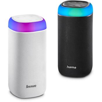 Hama 00188228 Shine 2.0, Bluetooth-колонка, 30 Вт, 12 ч, IPX4, LED, черный (00188228)