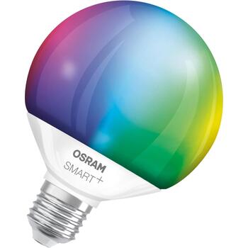 Osram умная лампа SMART+ MATTER Multicolor Classic Globe 95 100, E27, 14 Вт, 1521 лм, 2700-6500 К, RGBW, Wi-Fi, G95, 20000 ч, F (4099854462177)