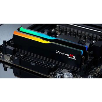 G.Skill Ripjaws M5 RGB F5-6000J3636F16GX2-RM5NRK, 32 ГБ, 6000 МГц, 288-контактный DIMM, AMD EXPO, RGB подсветка (F5-6000J3636F16GX2-RM5NRK)