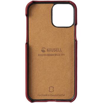 Krusell Sunne CardCover 61791, 6.1 дюйма, красный, Apple iPhone 11, 2 слота для кредитных карт, натуральная кожа (61791)