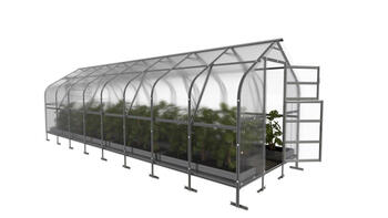 Теплица KLASIKA DROP 2,5x8м с поликарбонатом 6мм KLASIKA GREENHOUSE (2508006D)