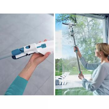 Leifheit Nemo 1051042 вакуумный очиститель окон, 28cm, 60ml, 45min, 130m², адаптер Click (1051042)