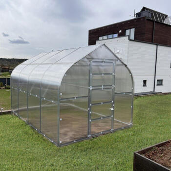 Siltumnīca KLASIKA DROP 2,5x4m ar 4mm polikarbonāta KLASIKA GREENHOUSE (2504004D)