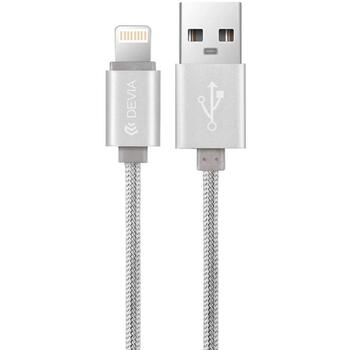 Devia USB кабель МОДЕЛЬ 102010254232, 120 см, Apple Lightning, USB 2.0 Type A, 2.4 A, сертифицированный MFi (102010254232)