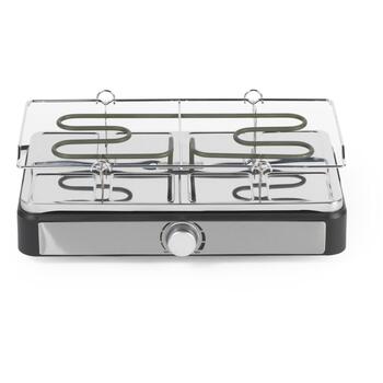 Salter Набор для раклета и фондю EK4513VDE, 1400W, 8 сковородок, 1,3л кастрюля, 6 вилок, антипригарное покрытие (EK4513VDE)