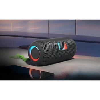 Muse Беспроводная колонка M-790 BT, 60 Вт, Bluetooth, NFC, водонепроницаемая, портативная, темно-серая, до 10 ч, громкая связь (M-790 BT)