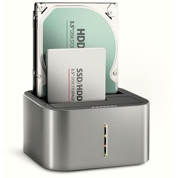 Axagon док-станция ADSA-DC, USB-C, 5Gbps, 2 x 2.5