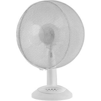 Eurom Вентилятор VT16-blanc 385441, 40см, 45Вт, 3 режима мощности, 145см сетевой кабель, осциллирующий, белый (385441)