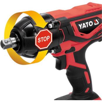 Yato triecienuzgriežņu atslēga YT-82805, 18V, 1/2