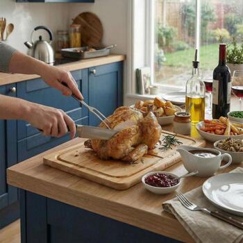 Russell Hobbs Griešanas dēlis RH04066, 44x30cm, koka, bambuss (RH04066)