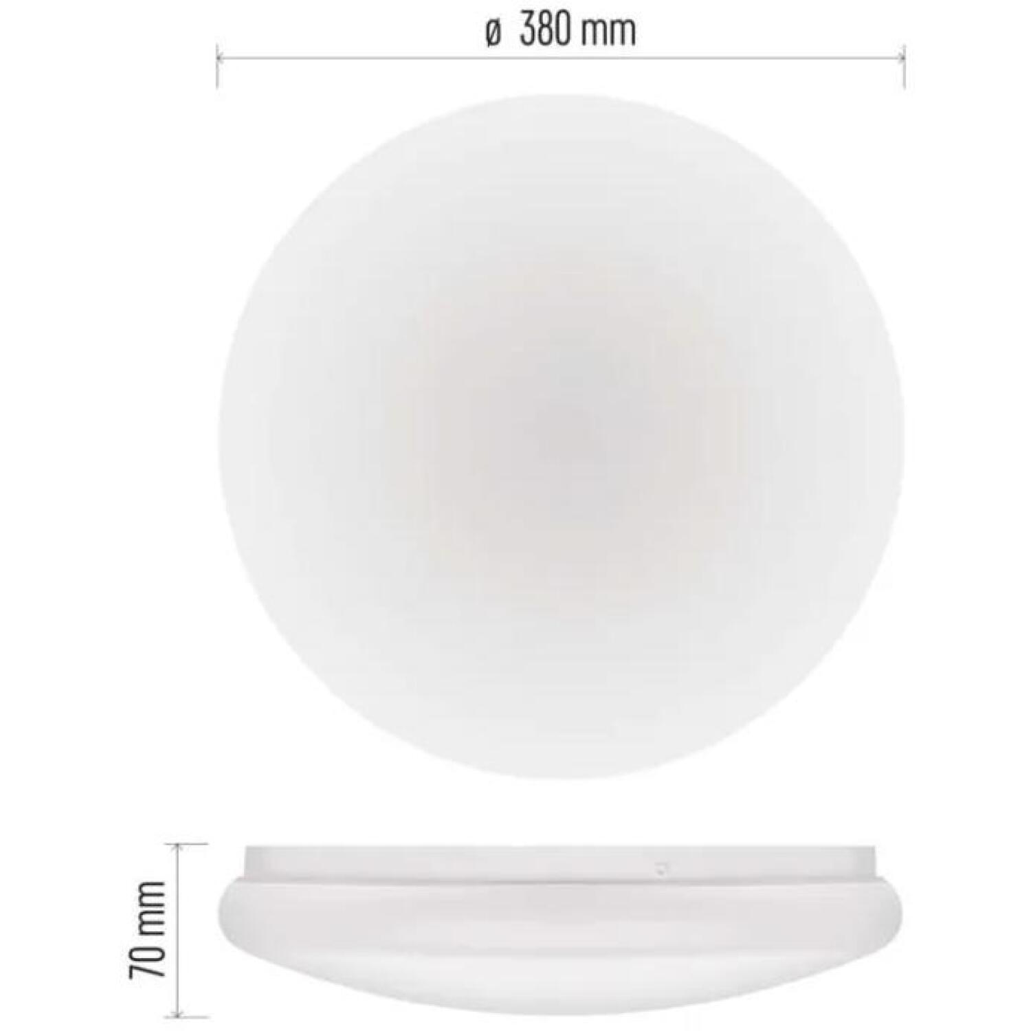 Emos LED потолочный светильник TIVI ZM3408, 12,5W, 2100lm, IP44, нейтральный белый, сталь, 4000K, 120°, настенный (ZM3408)