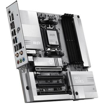 Msi Материнская плата PRO B850M-A WIFI PZ, AMD AM5, DDR5 8200+ MT/s, 4 DIMM, 2 M.2, 5G LAN, Wi-Fi 7 (PRO B850M-A WIFI PZ)