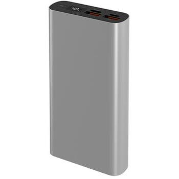 Navitel Lādētājs-akumulators PWR20 AL Silver, 20000mAh, 3.7V, 22,5W, USB-C 5V 2,6A, 9V 2A, 12V 1,5A, Mikro USB 5V 2A (PWR20 AL Silver)