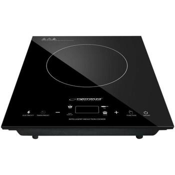 Esperanza Индукционная плита EKH009, 2000 W, 230 V, 50 Hz, 1 зона, температура 80-270 °C, сенсорное управление, таймер (EKH009)