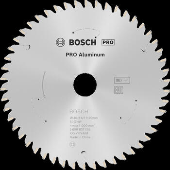 Rokas ripzāģiem PRO ALUMINIUM CORDLESS RIPZĀĢA ASMENS BOSCH 2608837755 (2608837755)