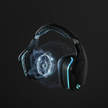 Logitech Austiņas G935/981-000744 50 mm, 20 - 20000 Hz, 20 m, 6 mm mikrofons, RGB apgaismojums, DTS 7.1, bezvadu (981-000744)