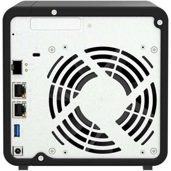 Qnap NAS TS-432X-4G 4-bay, 10GbE, 4 GB DDR4, 1 x SFP+, 2 x 2.5GbE, 2 x USB 3.2, melns (TS-432X-4G)