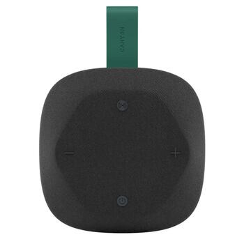 Портативная Bluetooth колонка мощностью 8 Вт и защитой от воды IPX5 HEXAGON 10 TWS Чёрная Зелёная CNE-CBTSP10BG CANYON (CNE-CBTSP10BG)