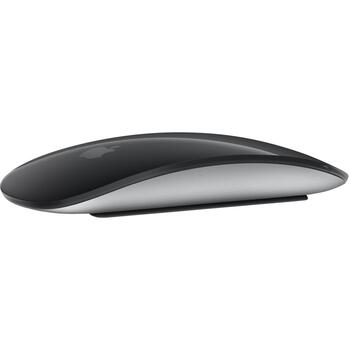 Apple Magic Mouse ar Multi-Touch virsmu MXK63ZM/A, 1300 DPI, Bluetooth, 2 pogas, USB akumulators, melns (MXK63ZM/A)