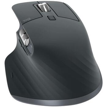 Logitech оптическая мышь MX Master 3S 910-006559, 8000 DPI, 7 кнопок, Bluetooth, перезаряжаемая, эргономичный дизайн (910-006559)