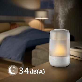 Philips Mitrinātājs Sērija 1000 HU1510/04, 275 ml/h, 3 L, līdz 41 m2, 3 ātrumi, automātiskais režīms, nakts režīms (HU1510/04)