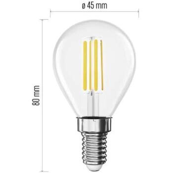 Emos LED лампочка MINI GLOBE ZF1A43, 3,8 Вт, 806 лм, 230 В, 50 000 часов, E14, нейтральный белый, 360°, класс A (ZF1A43)