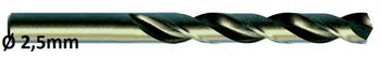 Exact Metāla urbis Ø2,5mm 10gab. 74025, 0,17kg, DIN338 HSSE-Co5 (74025)