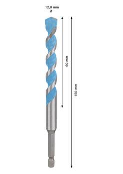Triecienurbjmašīnām/triecienskrūvgriežiem, urbjmašīnām/skrūvgriežiem, tiecienskrūvgriežiem EXPERT HEX-9 MULTI CONSTRUCTION URBIS, 2608900583 BOSCH (2608900583)