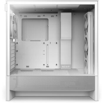 Nzxt Корпус H5 FLOW RGB 2024 CC-H52FW-R1, 3x120мм вентиляторы, 2x2.5