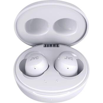 JVC HA-Z66T-W-E True Wireless наушники, белые, Bluetooth 5.1, IPX4, 6mm, 20Гц-20кГц, 16Ω, 7.5ч/23ч, USB-C, сенсорное управление (HA-Z66T-W-E)