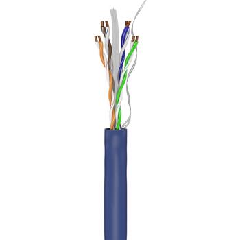 Goobay tīkla kabelis 96097, CAT 6A, U/UTP, 305 m, RJ-45 vīrišķais, 8 vadi, zils, halogēnu nesaturošs, iekštelpu, ciets (96097)