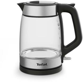 Tefal Чайник KI605830, 2200 W, 1.7 L, стекло, 360° поворотная база, черный (KI605830)