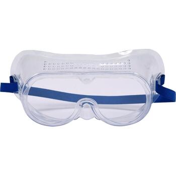 Vorel Aizsargbrilles 74508, 1. optiskā klase, II kategorija, PVC rāmis, PC lēcas, ventilācijas atveres, regulējama siksniņa (74508)