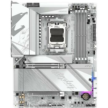 Gigabyte Mātesplate X870 A ELITE X ICE, AMD Socket AM5, 16+2+2 fāzes VRM, 4*DIMM DDR5, 4*M.2, 2.5GbE LAN, Wi-Fi 7 (X870 A ELITE X ICE)