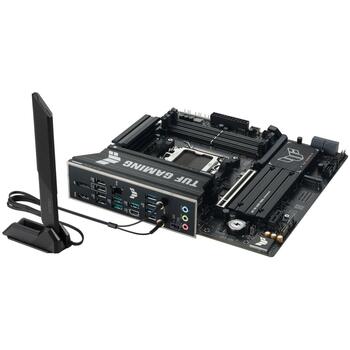 Asus mātesplate TUF GAMING B850M-PLUS WIFI7, AMD Ryzen 7000/8000/9000, DDR5, 256 GB, PCIe 5.0, 7.1 audio, Wi-Fi 7 (TUF GAMING B850M-PLUS WIFI7)