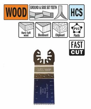 CMT Zāģēšanas asmens kokam OMM04-X1, 34 mm, Z14TPI, HCS, Precision cut, Metabo, DeWALT, Black + Decker, Worx (OMM04-X1)